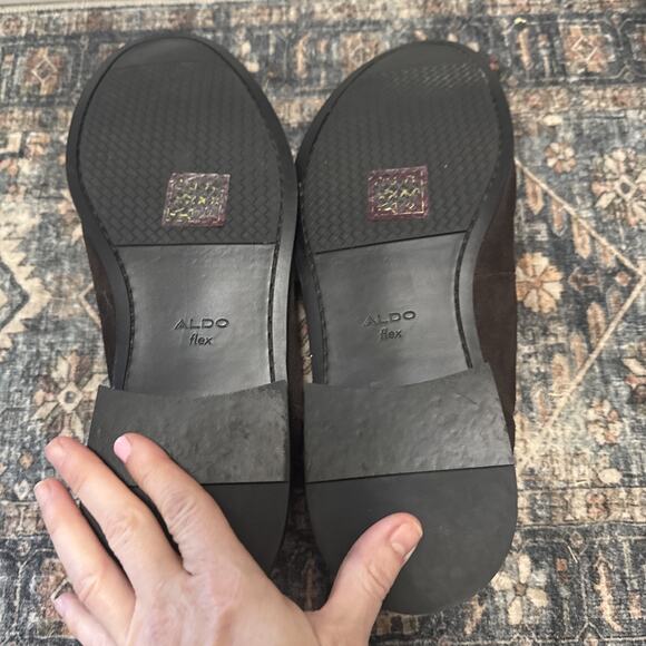 Aldo Suede Leather Brown Color Comfort Driving Loafers Men's Size 13 NEW - Picture 6 of 6